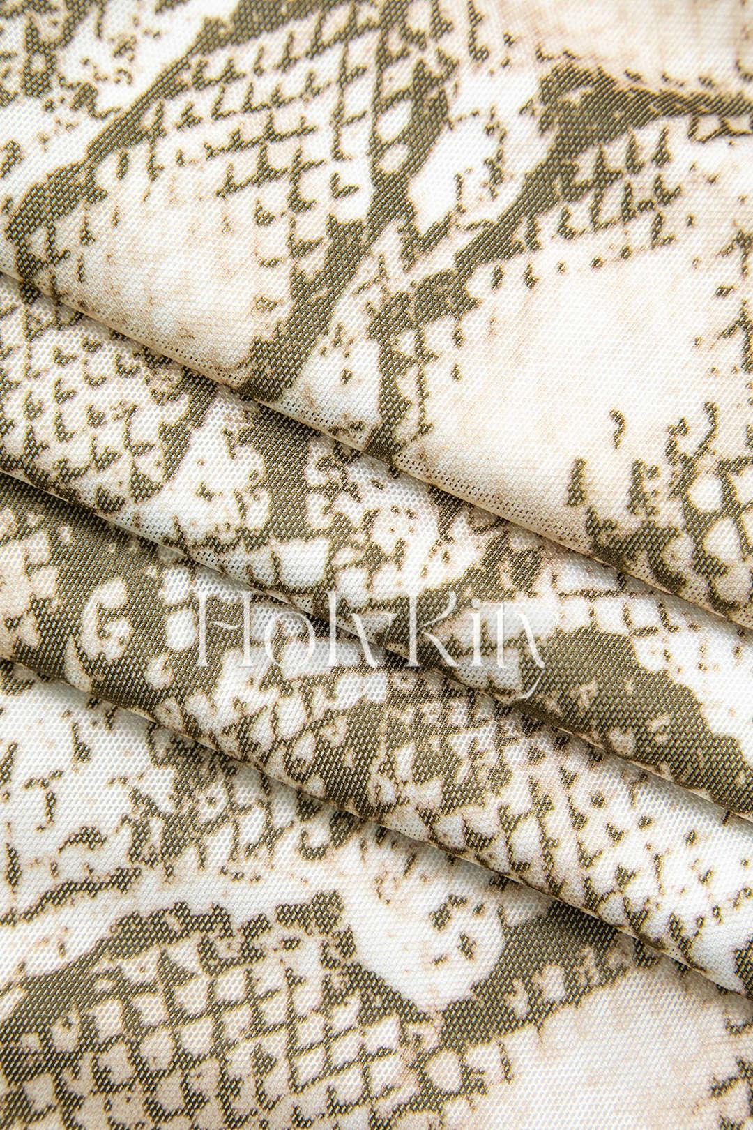 Robe longue à imprimé peau de serpent, col carré, bordure en dentelle, nouée dans le dos 