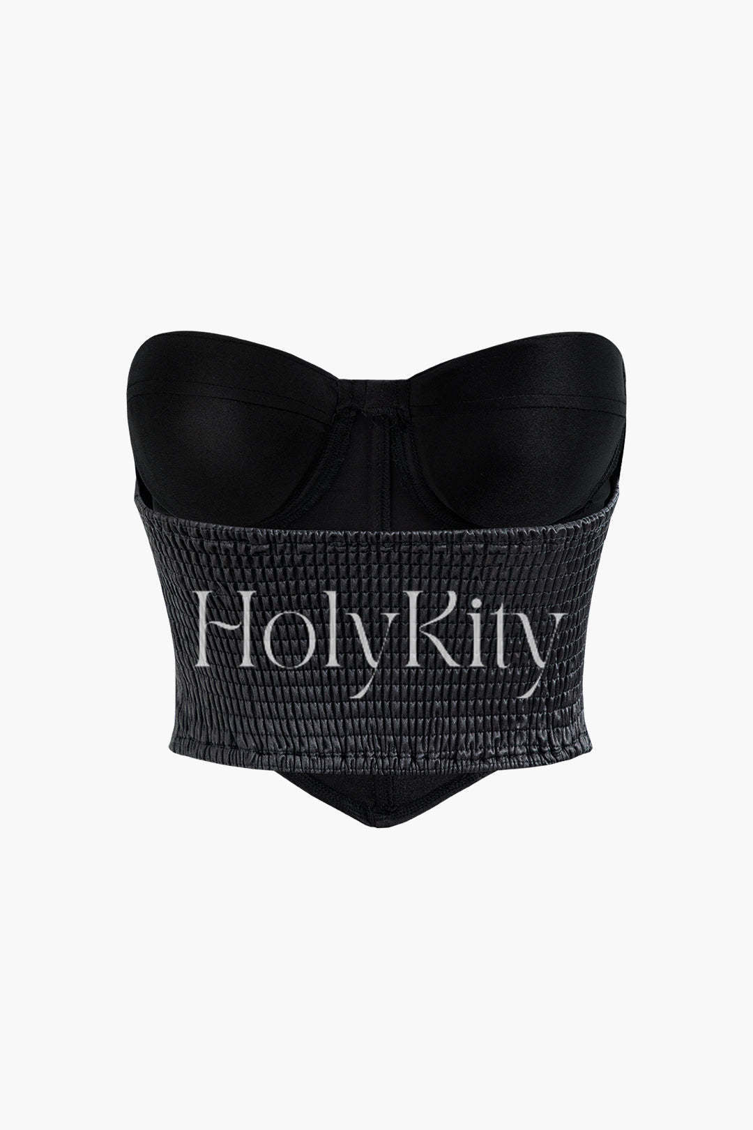 Corset Smocked Tube Top