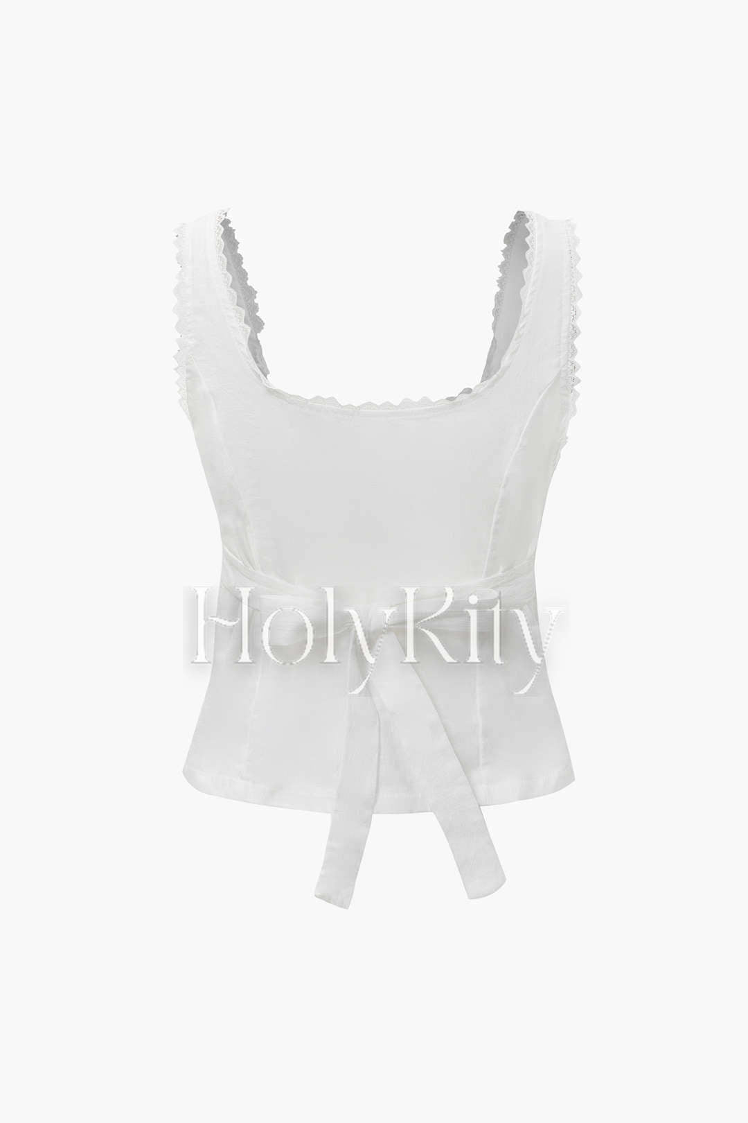 Square Neck Lace Trim Cami Top