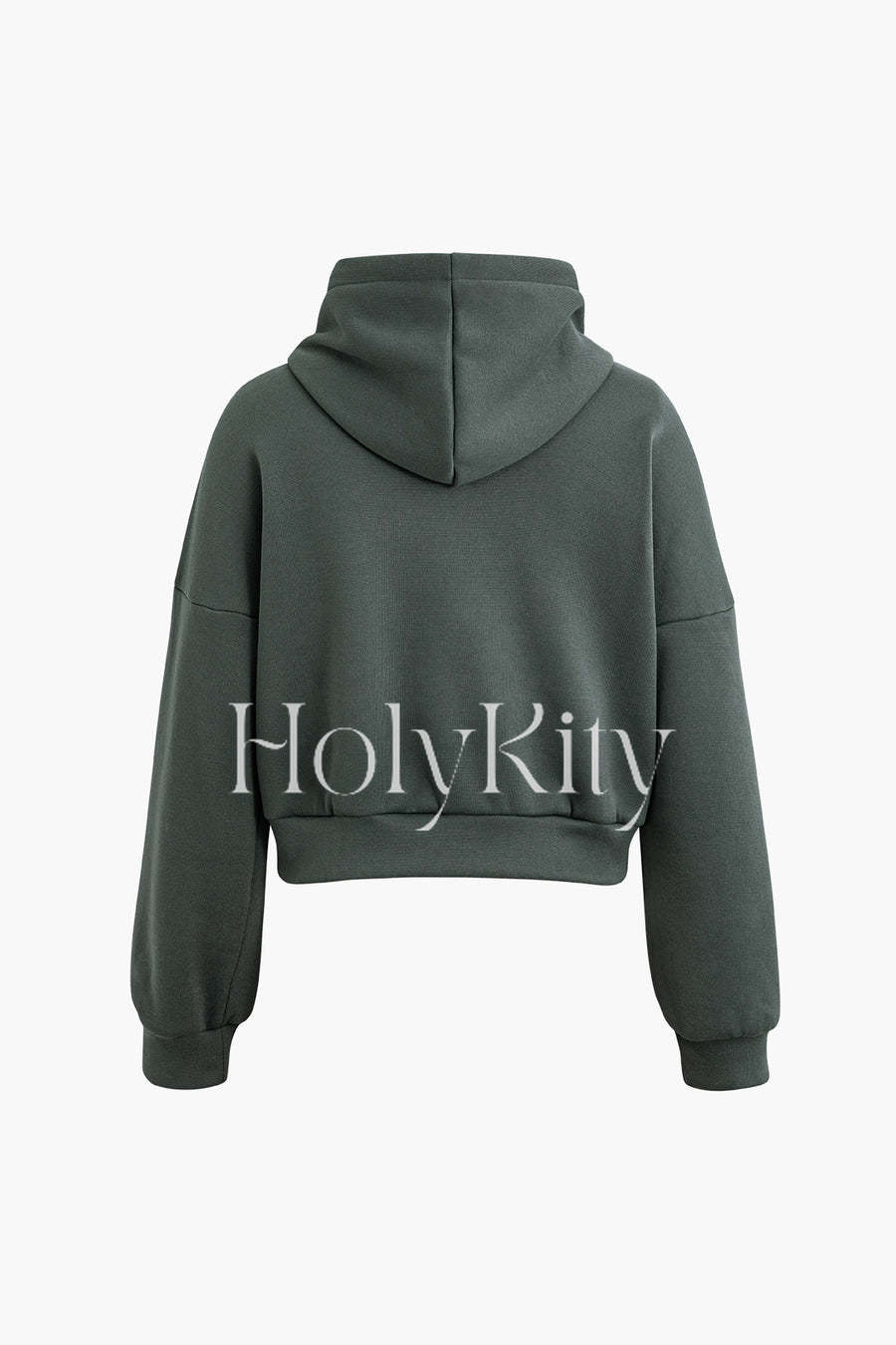 Ensemble sweat à capuche et pantalon uni 