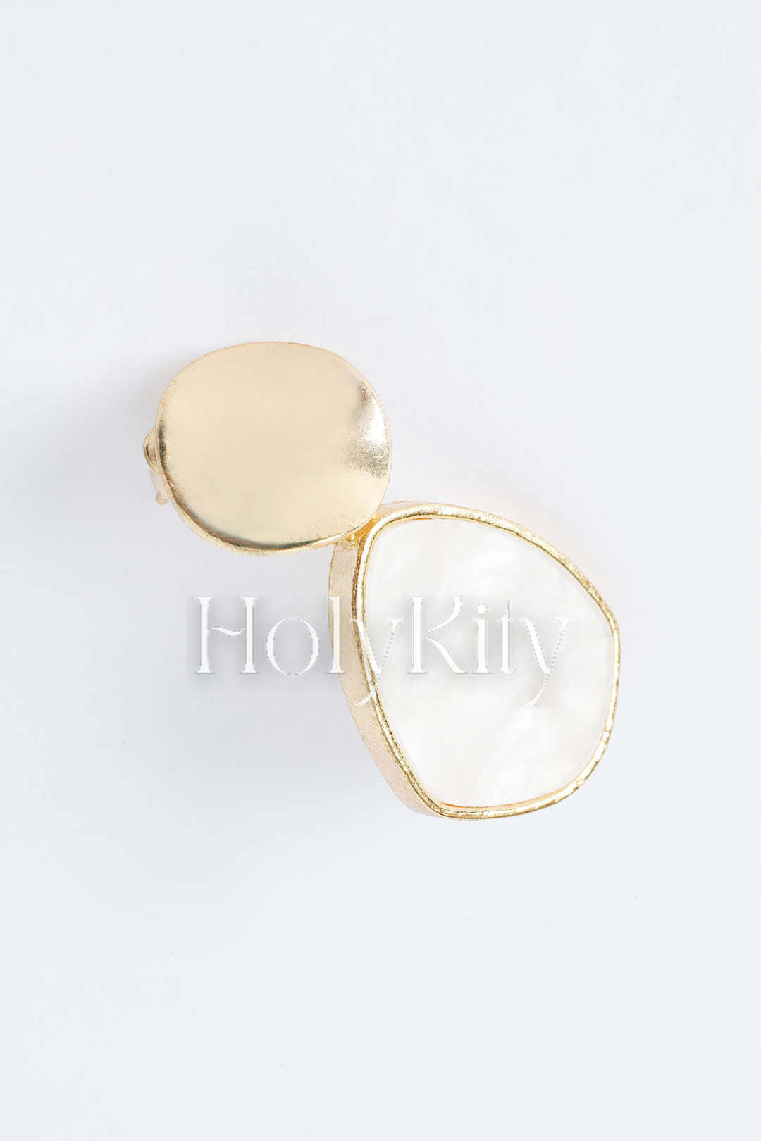 Geometric Pearl Earrings